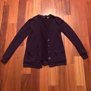 Urban Outfitters BDG Cardigan in Dark Purple